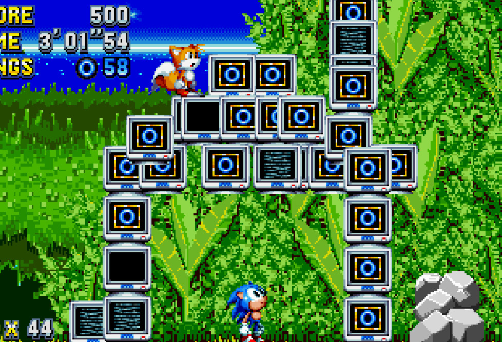 (Monitors plus) Mania Hyper Ring!!! [Sonic 3 A.I.R.] [Mods]