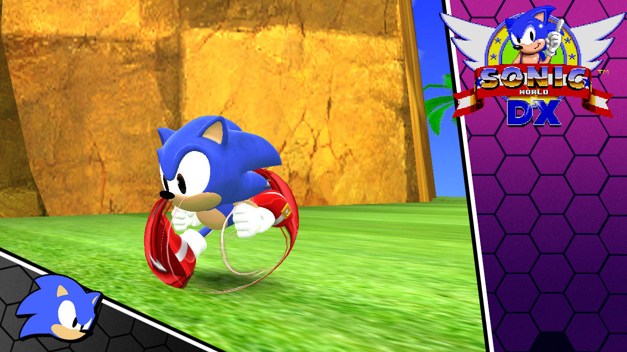 Classic Sonic in Sonic Adventure 