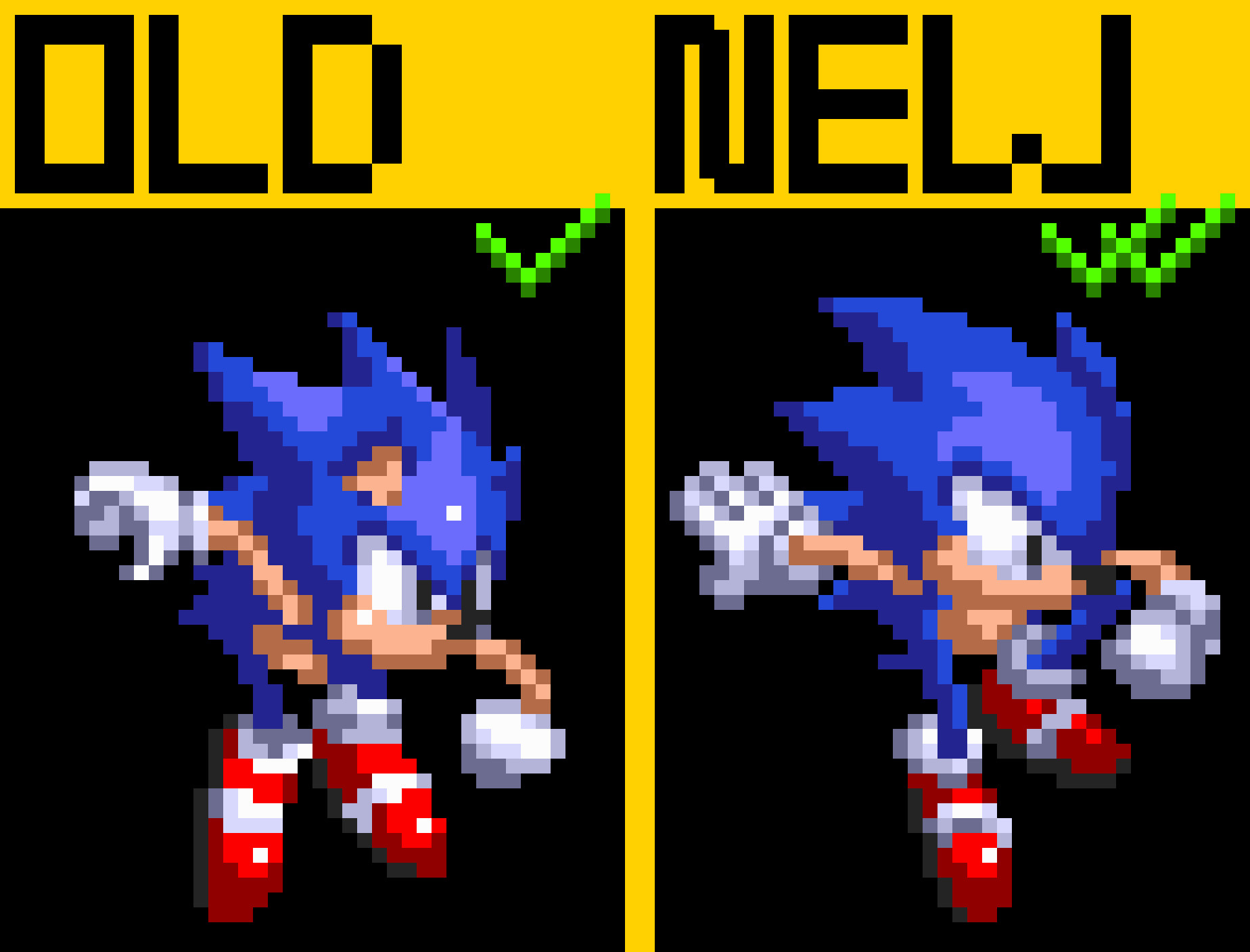 Sonic 3 A.I.R With Better Sonic Sprites 