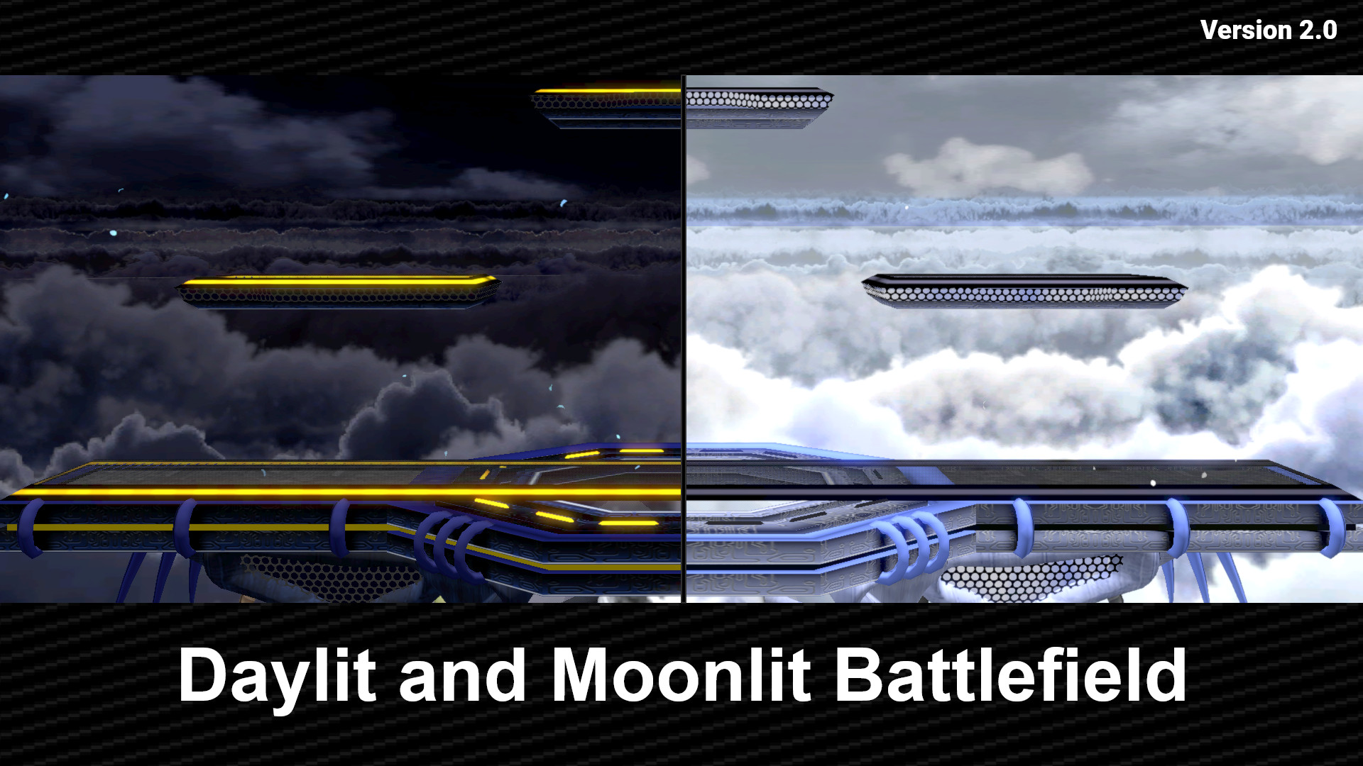 Moonlit And Daylit Battlefield [super Smash Bros Ultimate] [mods]