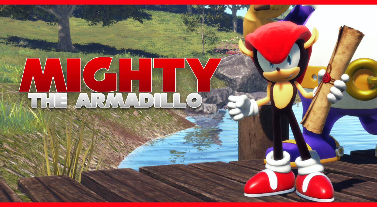 Mighty The Armadillo (Sonic Mania) Minecraft Skin