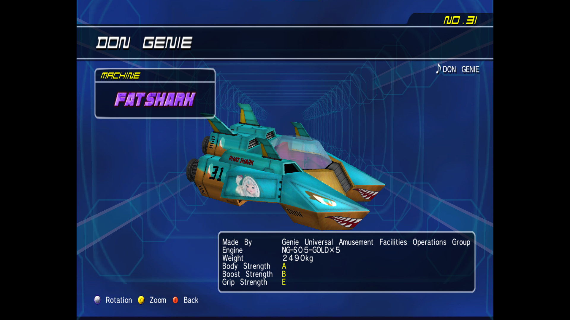 Gawr Gura Fat Shark Mod for F-Zero GX | F-Zero GX Mods