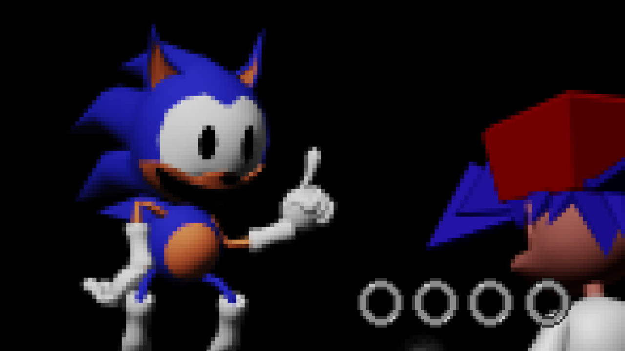 Sonic exe rewrite pixel art