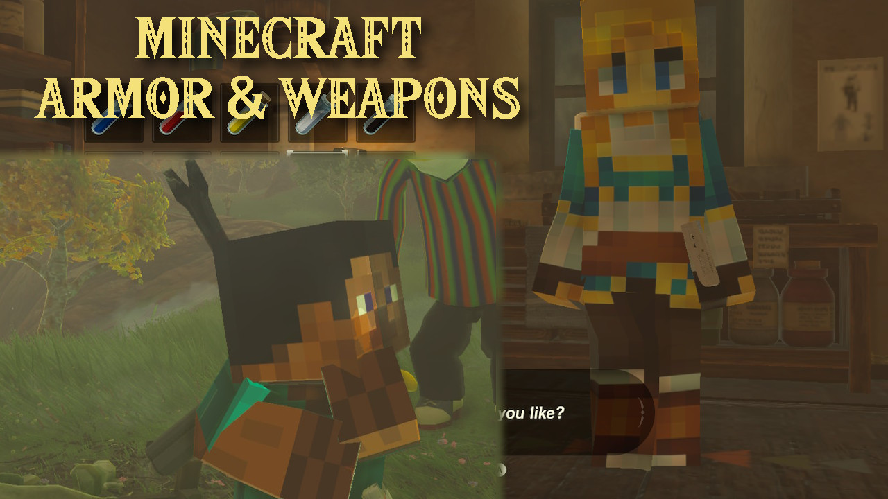 Minecraft Armor & Weapons [The Legend of Zelda: Breath of the Wild
