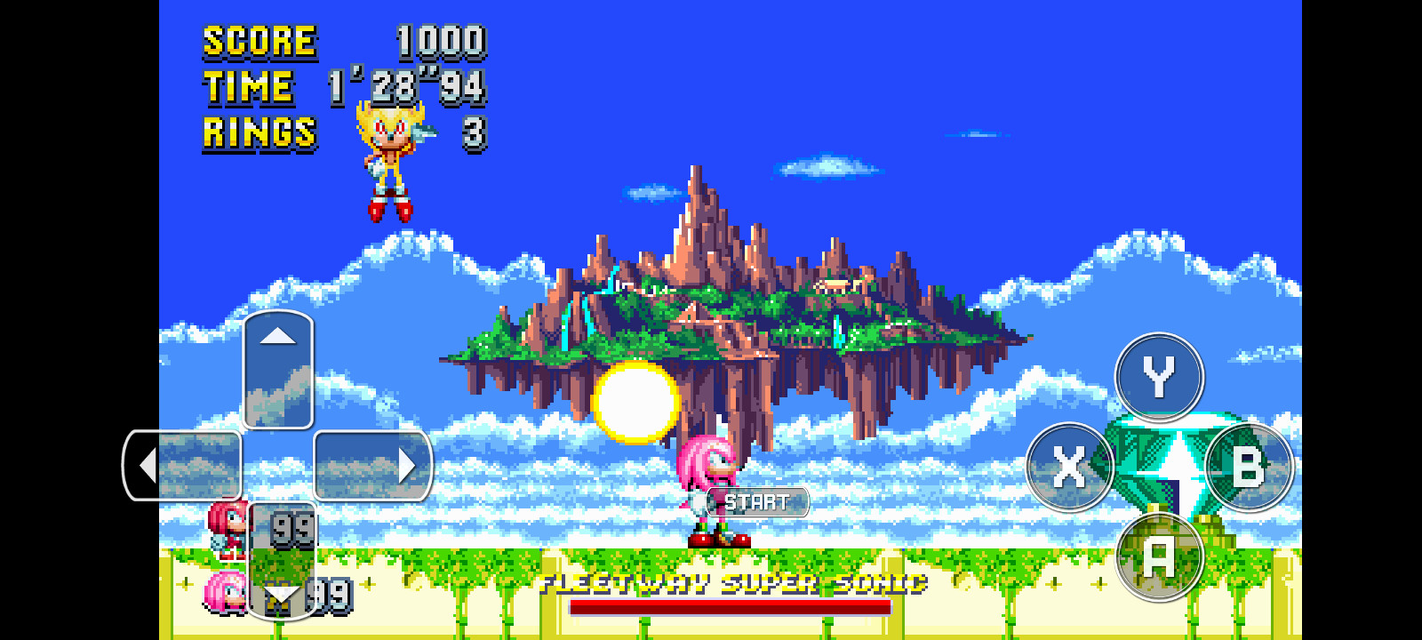 Sonic 3 A.I.R - Fleetway Super Sonic Mod 