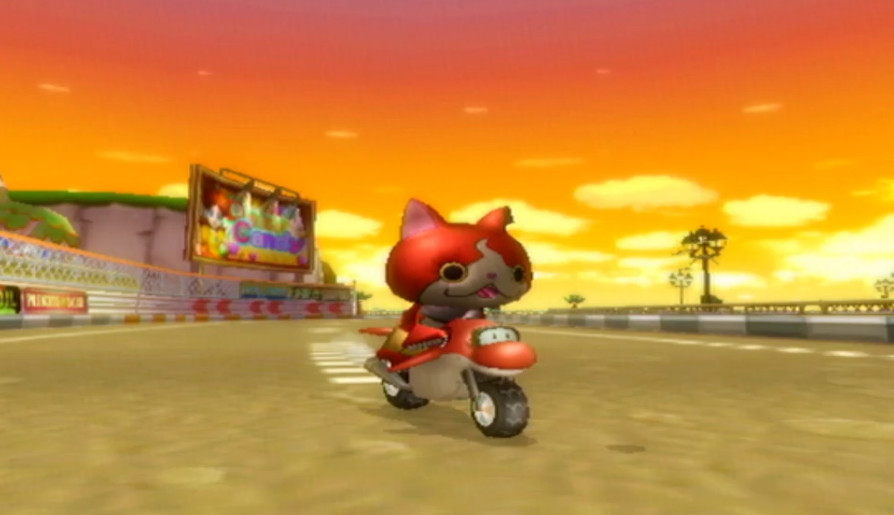 Jibanyan in Mario Kart Wii 4.0 [Mario Kart Wii] [Mods]