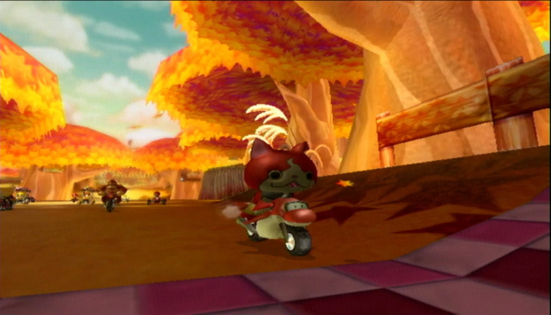 Jibanyan in Mario Kart Wii 4.0 [Mario Kart Wii] [Mods]