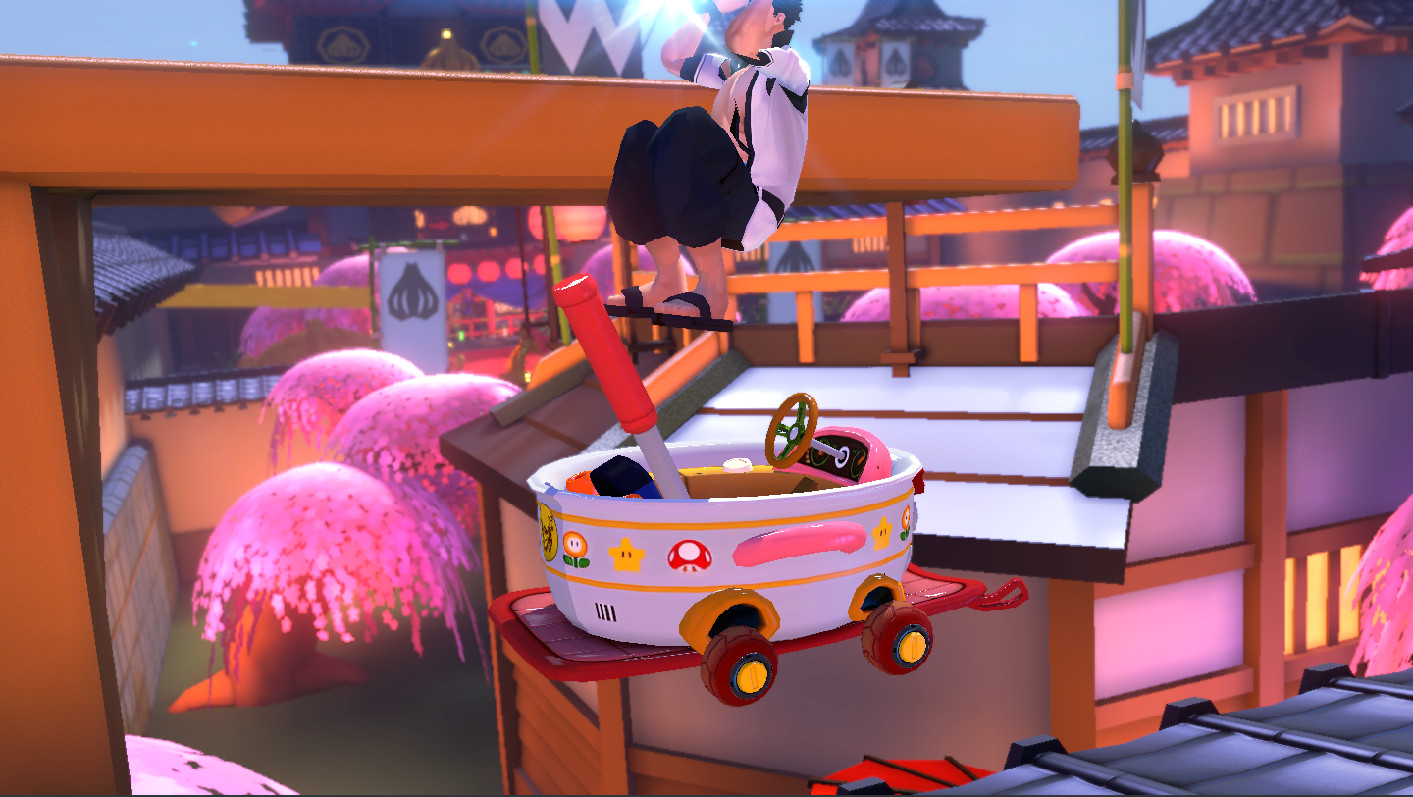 Hot Pot Hot Rod and Stealth Glider (Tour Port) [Mario Kart 8 Deluxe] [Mods]