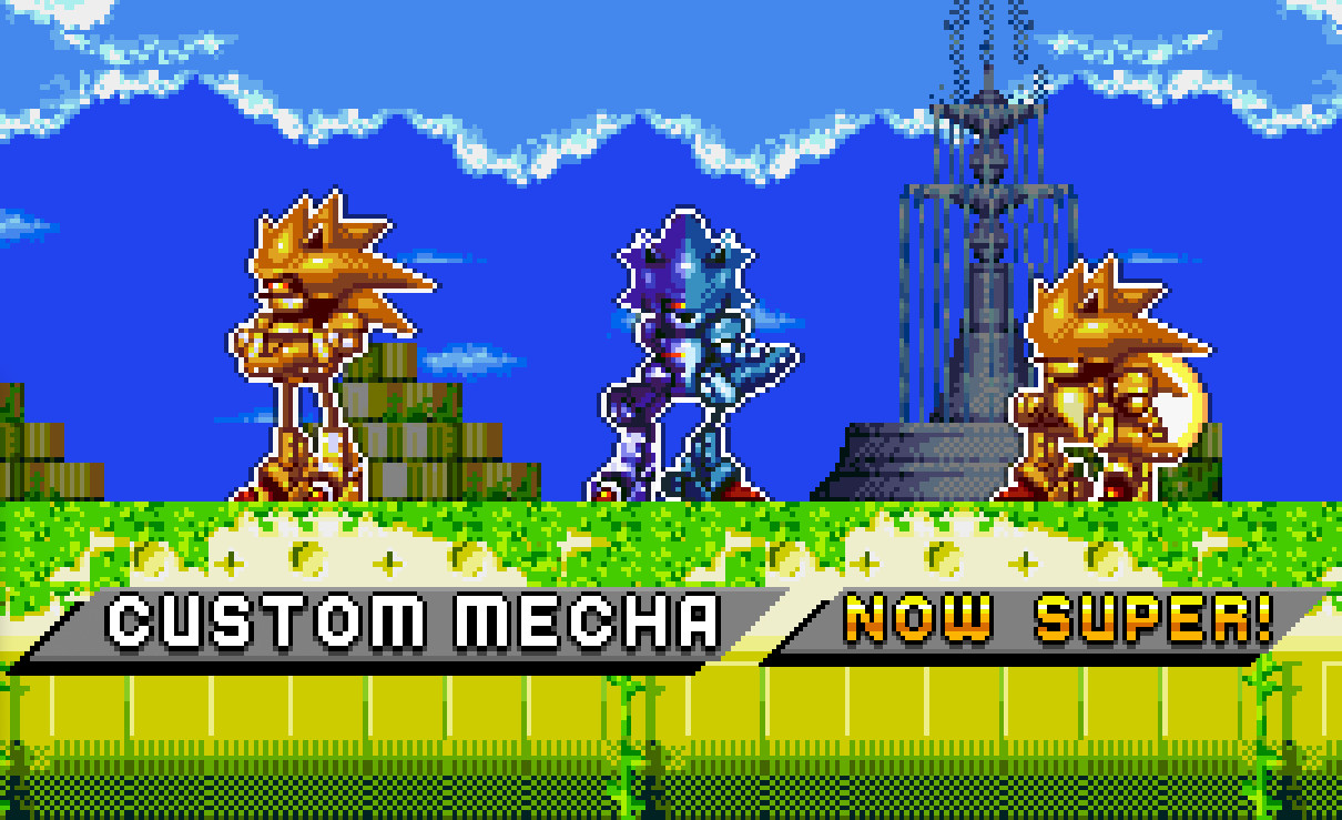 Image of mecha sonic mk1