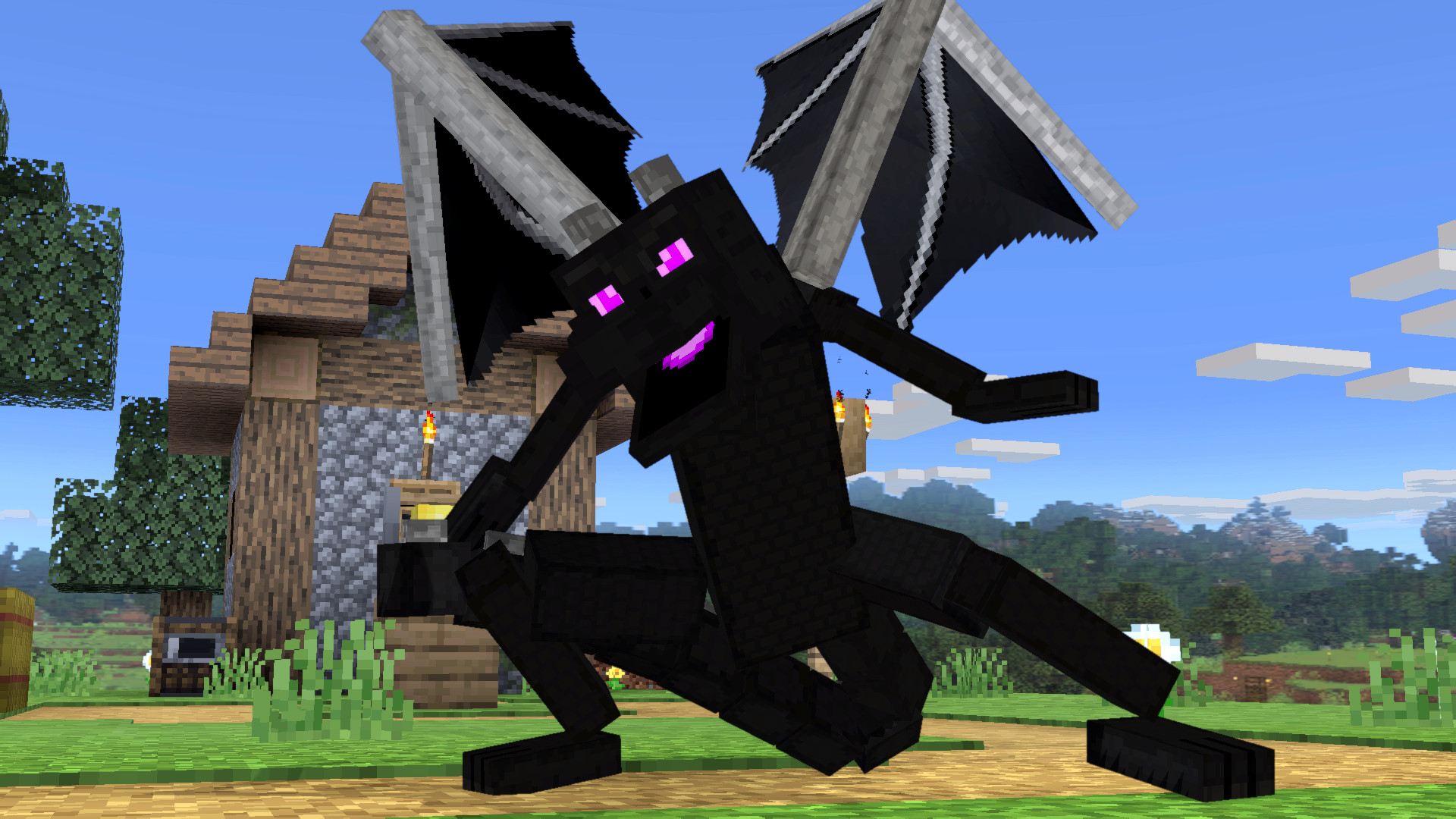 minecraft-ender-dragon-mod-new-skin 