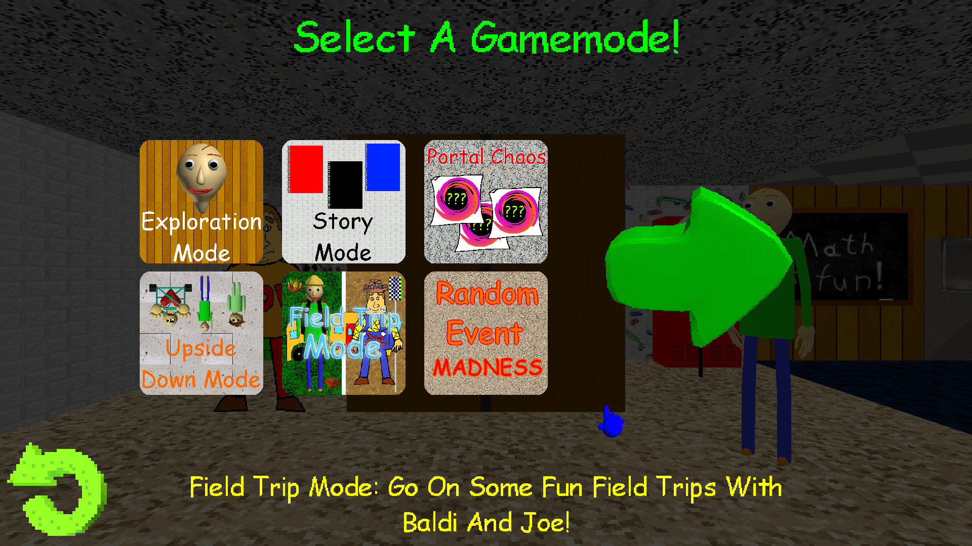 Mod Menu Version Released! - Baldi's Basics Field Trip Demo Android Port by  JohnsterSpaceGames