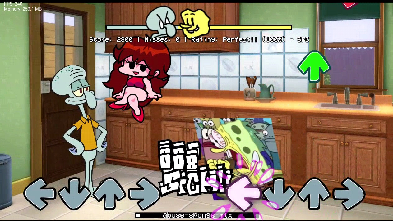 FNF abuse sponge mix
