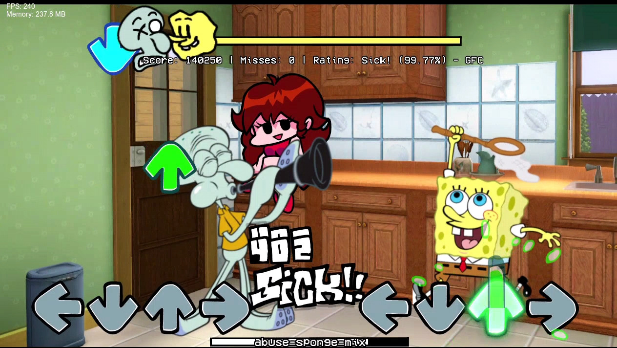 FNF abuse sponge mix [Friday Night Funkin'] [Mods]