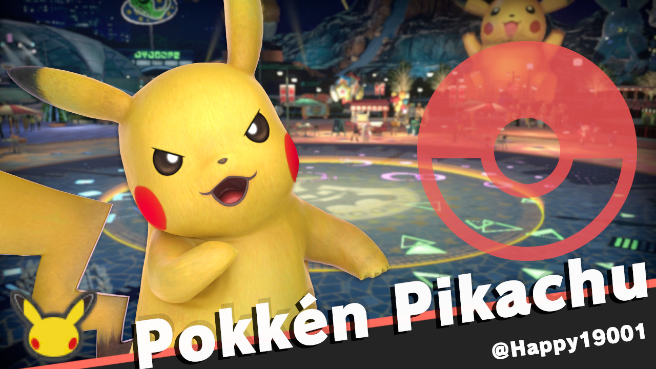 Pink Pikachu Libre c07 [Super Smash Bros. Ultimate] [Mods]