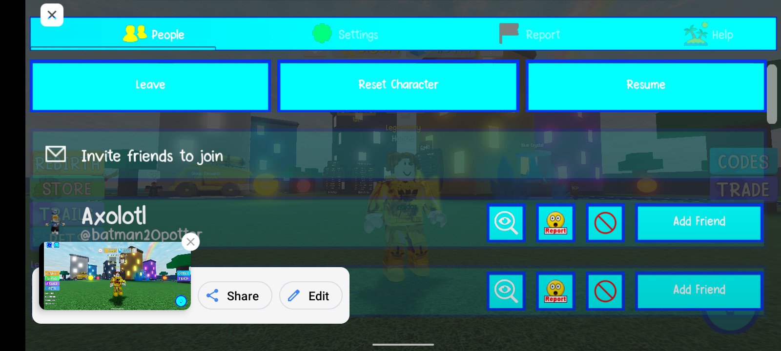 (Discontinued) Roblox Lite [Roblox] [Mods]