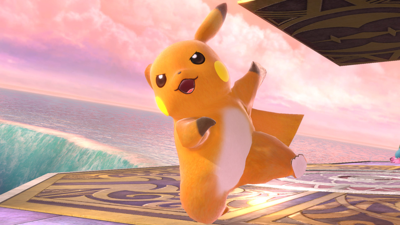 Pink Pikachu Libre c07 [Super Smash Bros. Ultimate] [Mods]