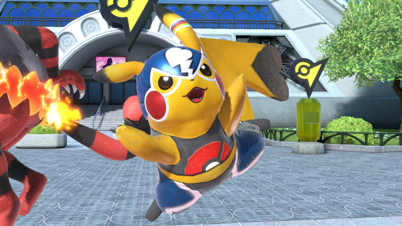 Pink Pikachu Libre c07 [Super Smash Bros. Ultimate] [Mods]