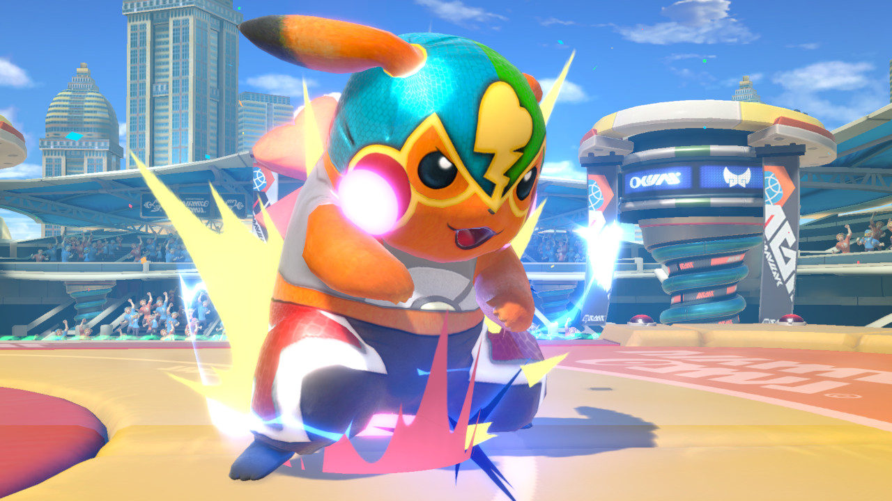 Pink Pikachu Libre c07 [Super Smash Bros. Ultimate] [Mods]