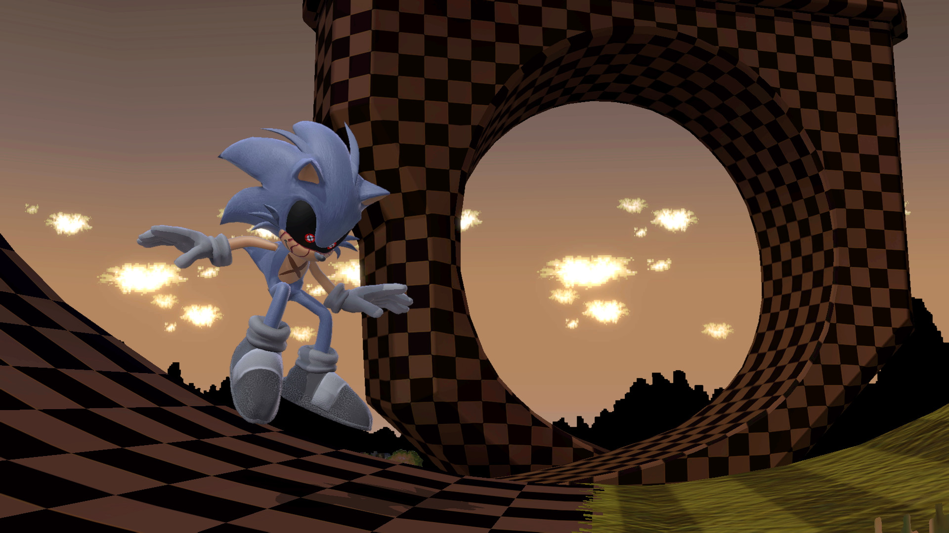 Sonic Green Hill Zone With Sonic exe - LittleBigPlanet 3