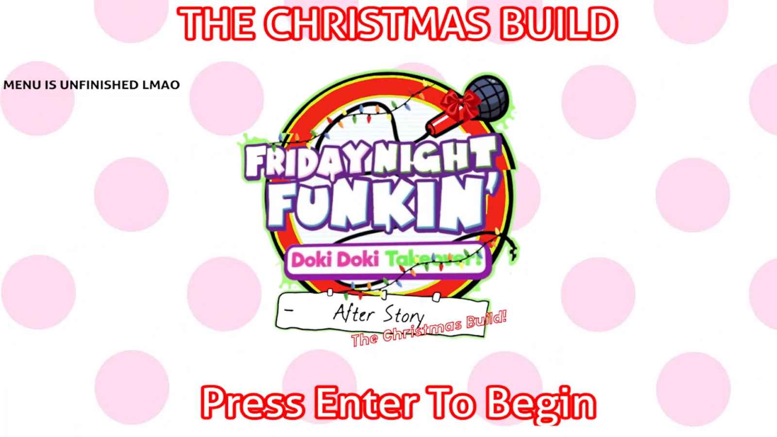 Doki Doki Takeover After Storythe Christmas Build Friday Night Funkin