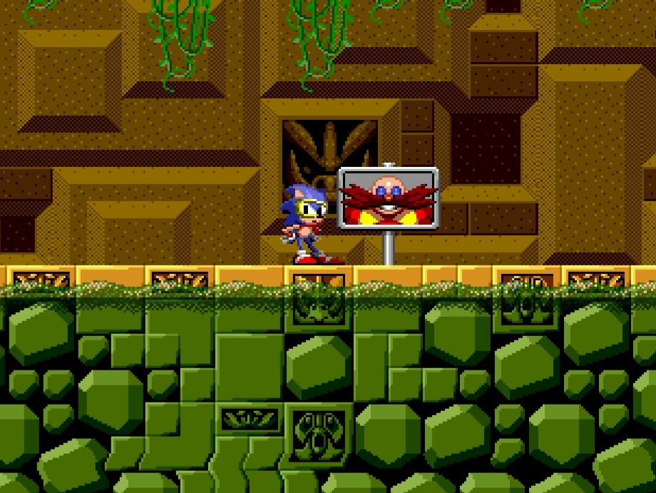 Goggles over Bubble Shield [Sonic the Hedgehog Forever] [Mods]