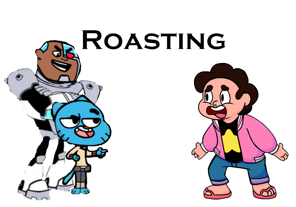 Roasting, but Gumball and Cyborg sing it