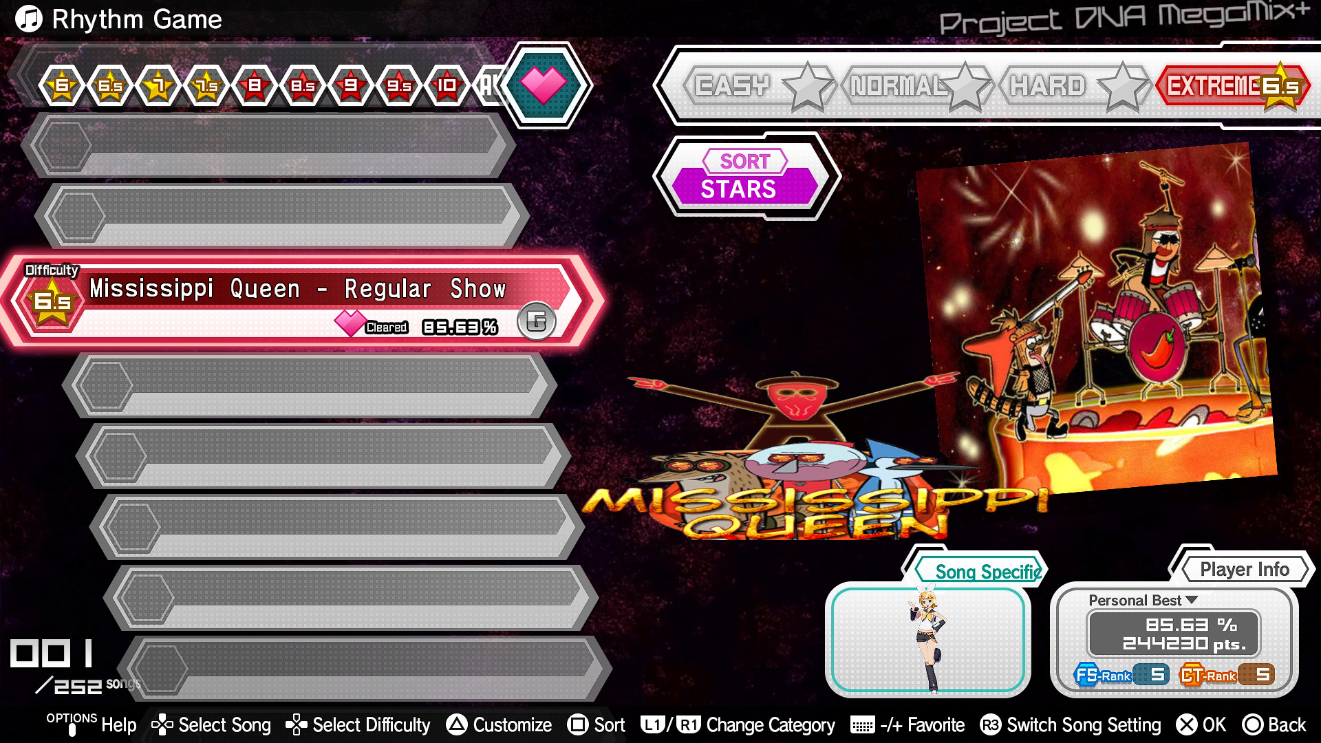 Mississippi Queen Regular Show [Hatsune Miku Project DIVA Mega Mix+