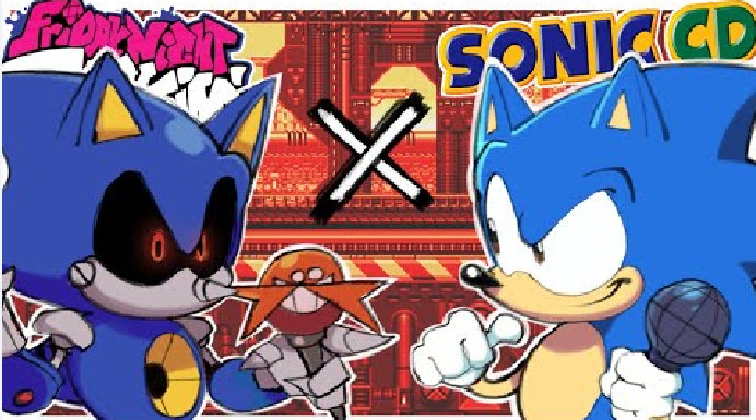 Friday Night Funkin' Vs Metal Sonic - 1Up Cartoons