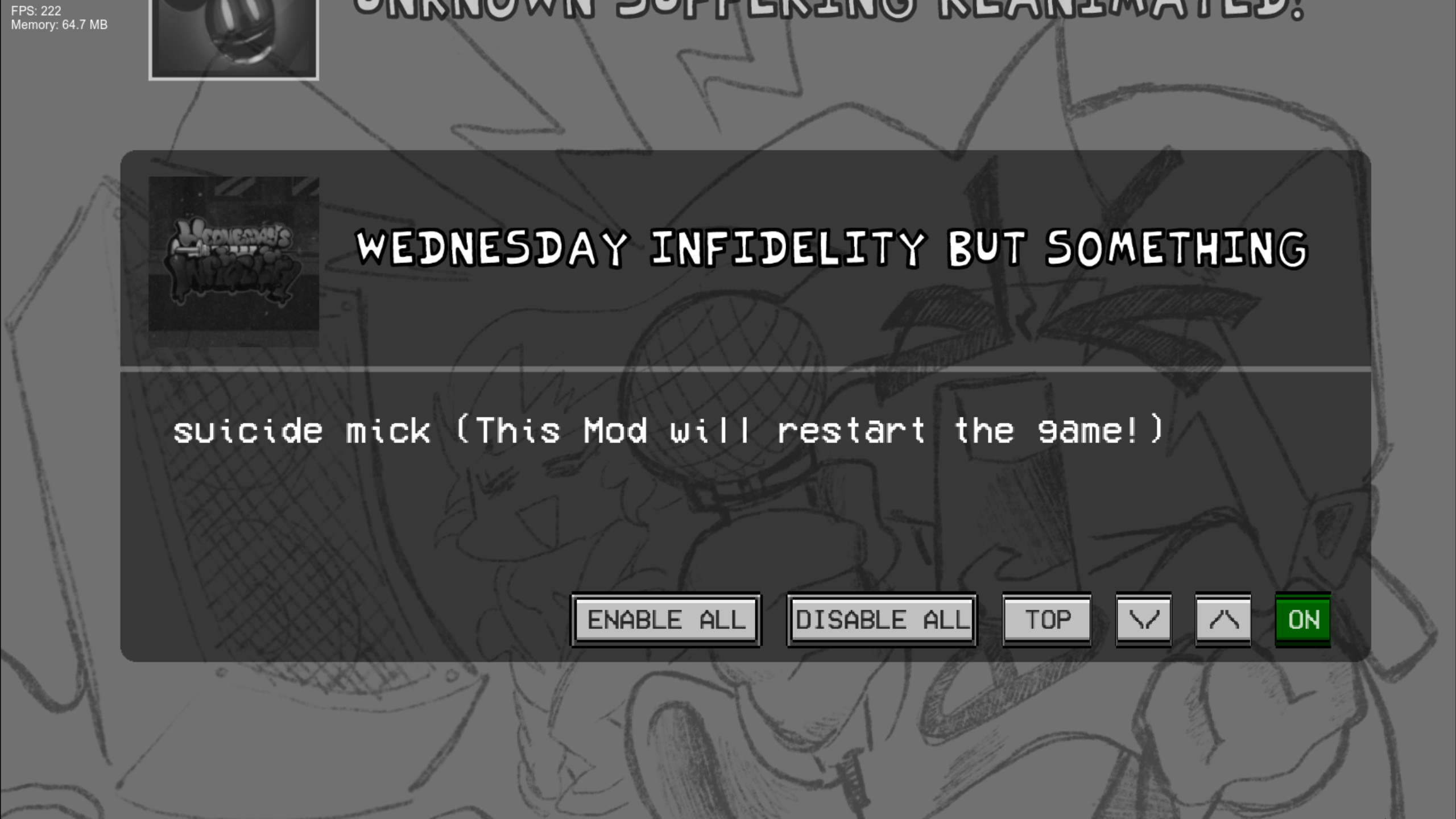 Wednesday Infidelity but something
