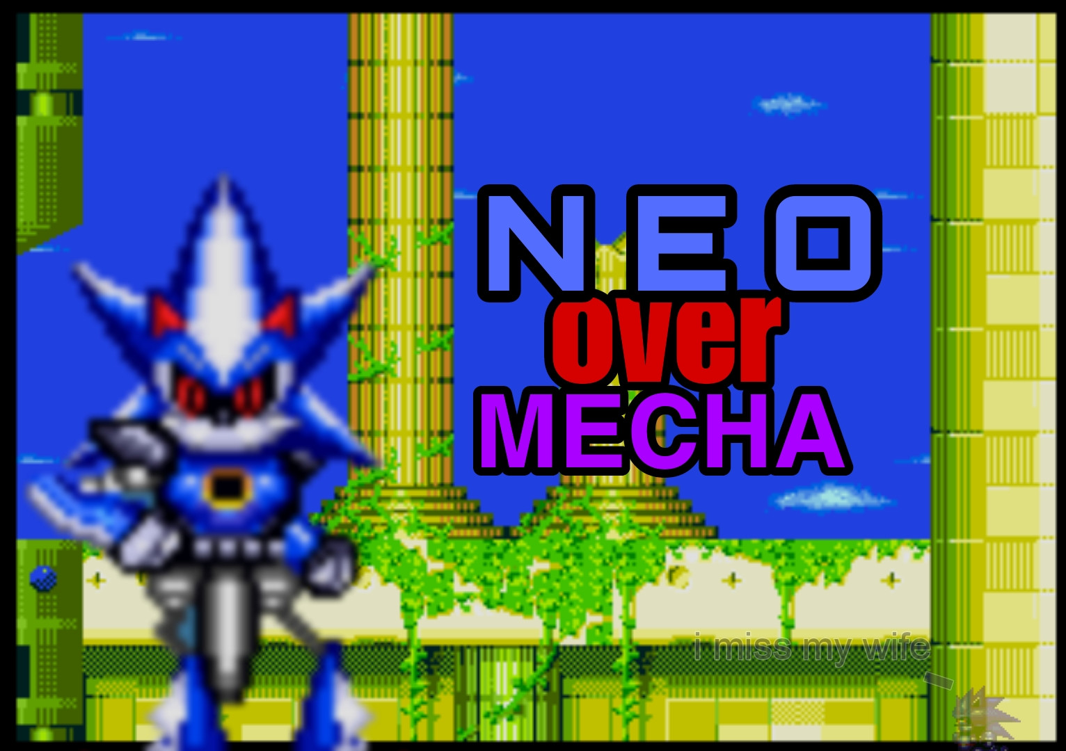 Mania Metal Sonic Over Mecha Sonic [Sonic 3 A.I.R.] [Mods]