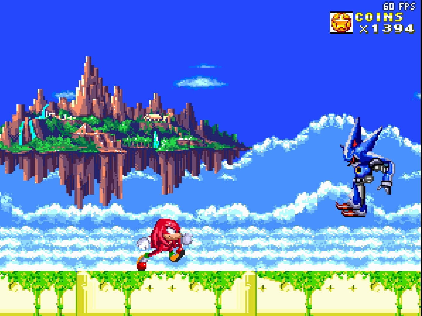 Neo Metal Sonic over Mecha Sonic [Sonic 3 A.I.R.] [Mods]