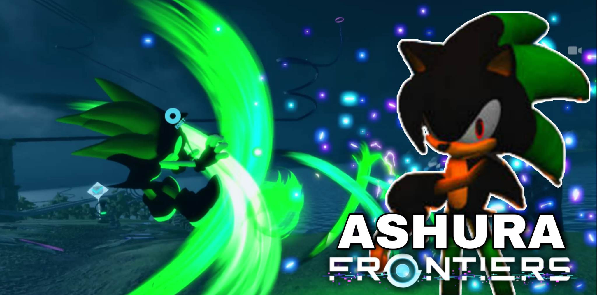 Ashura the Hedgehog [Sonic Frontiers] [Mods]