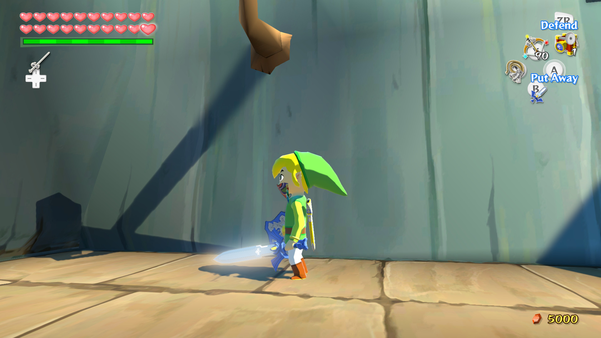Majora's Mask over Hero's Charm [The Legend of Zelda The Wind Waker HD] [Mods]