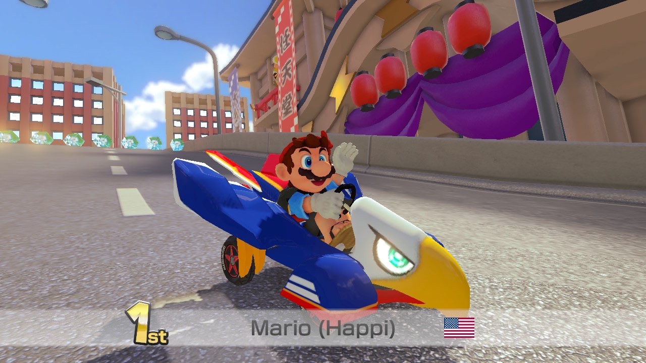 Mario Happi W Tour Animations Mario Kart 8 Deluxe Mods