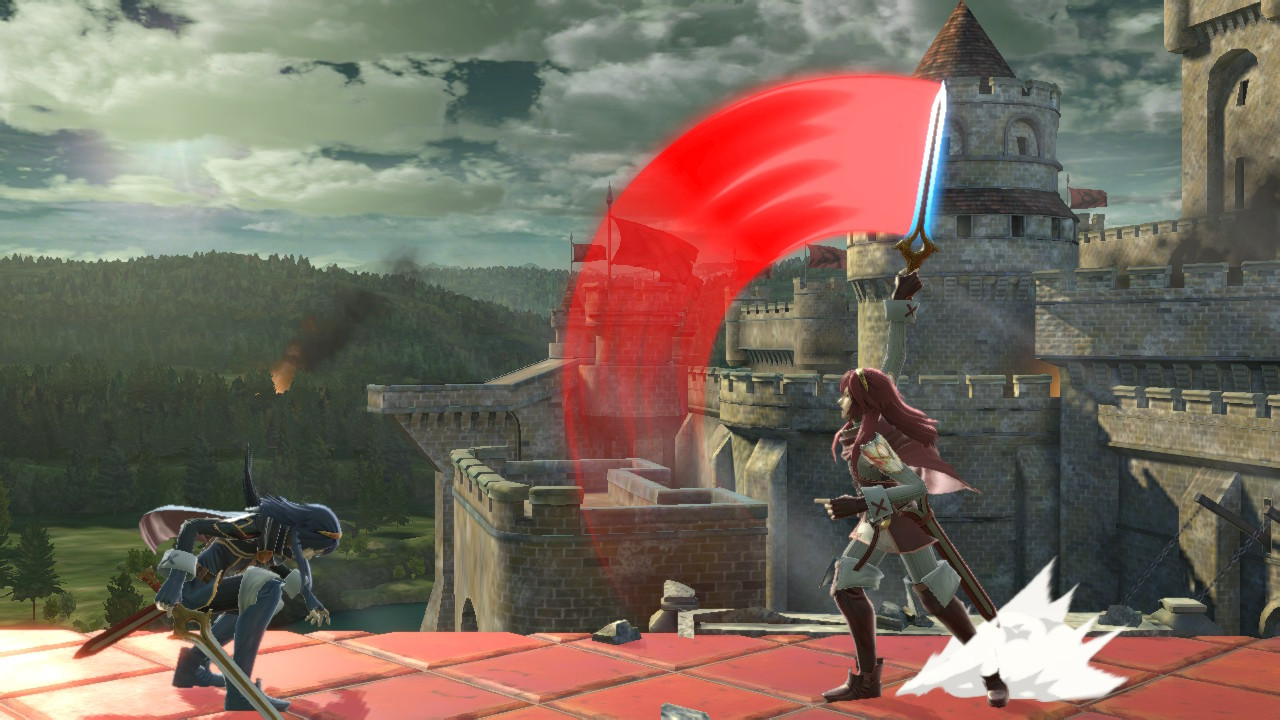 Red Lucina Effects [Super Smash Bros. Ultimate] [Mods]