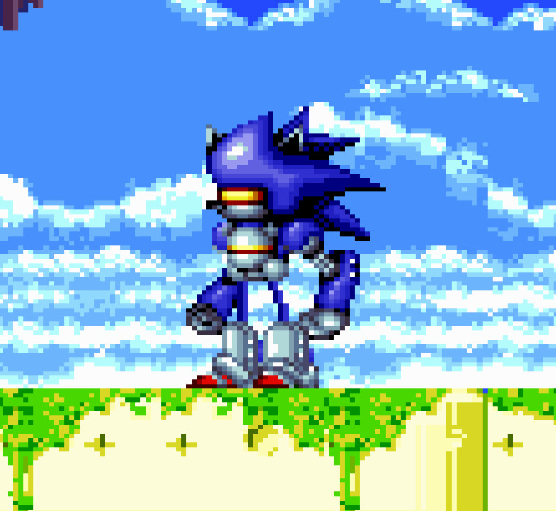 Metal Sonic in Sonic 3 Style