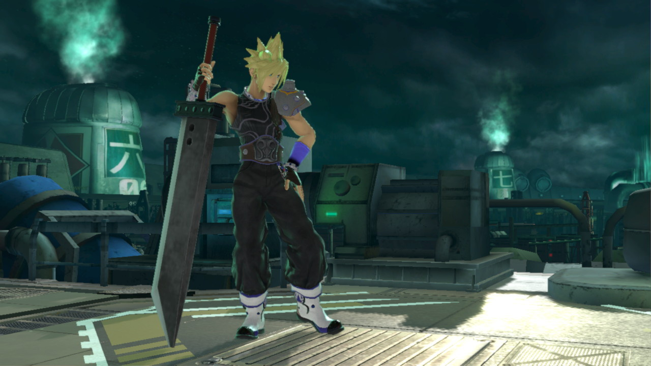 Dissidia Cloud (Amano's Design) Mod for Super Smash Bros. Ultimate ...