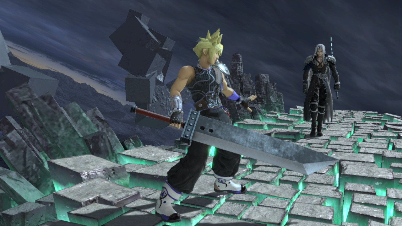 Dissidia Cloud (Amano's Design) Mod for Super Smash Bros. Ultimate ...