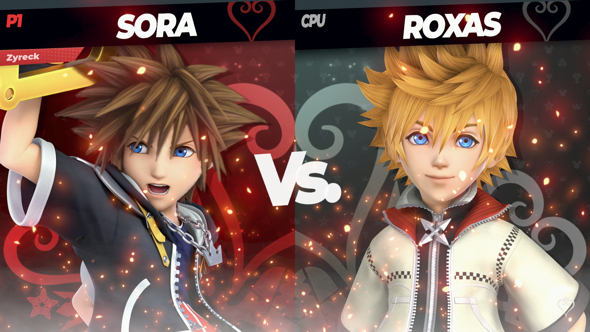 Kingdom Hearts Matchup Screen [Super Smash Bros. Ultimate] [Mods]