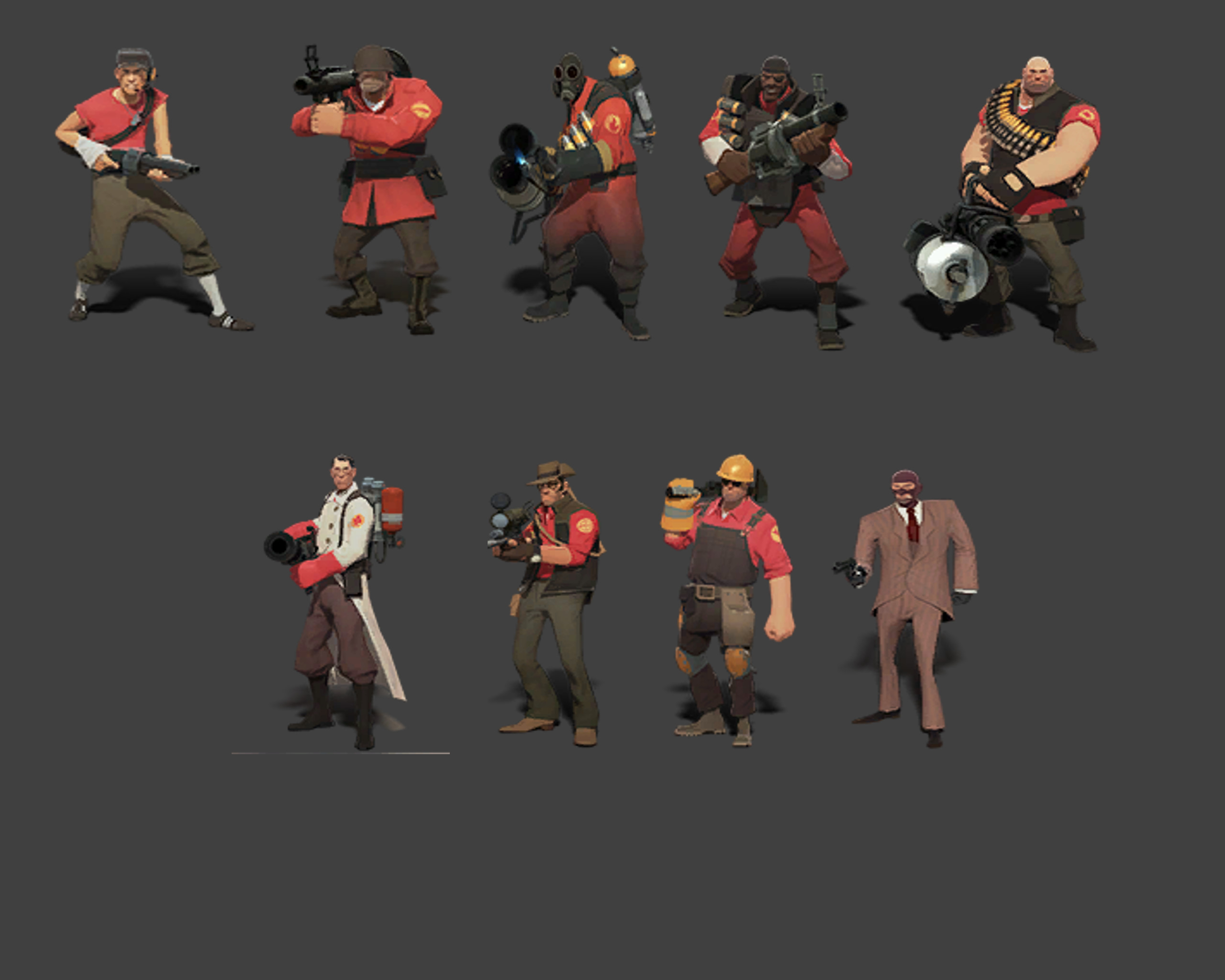 TF2C Class select Portraits. [Open Fortress] [Mods]