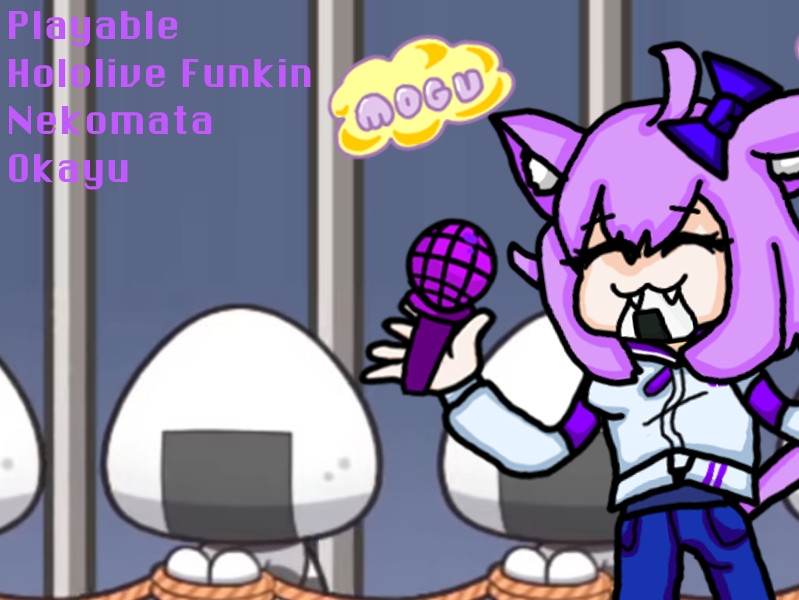 Playable Hololive Funkin Nekomata Okayu