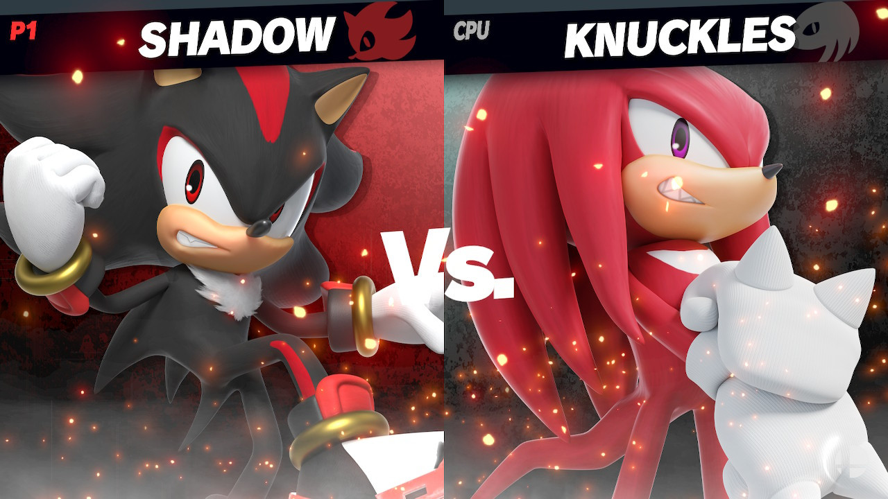 Shadow vs Knuckles