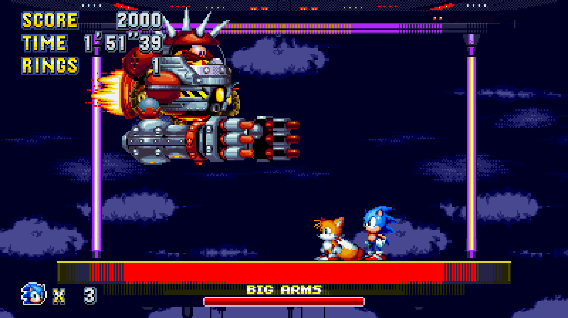 Sonic 3 Unlocked: Keep your arms inside at all times