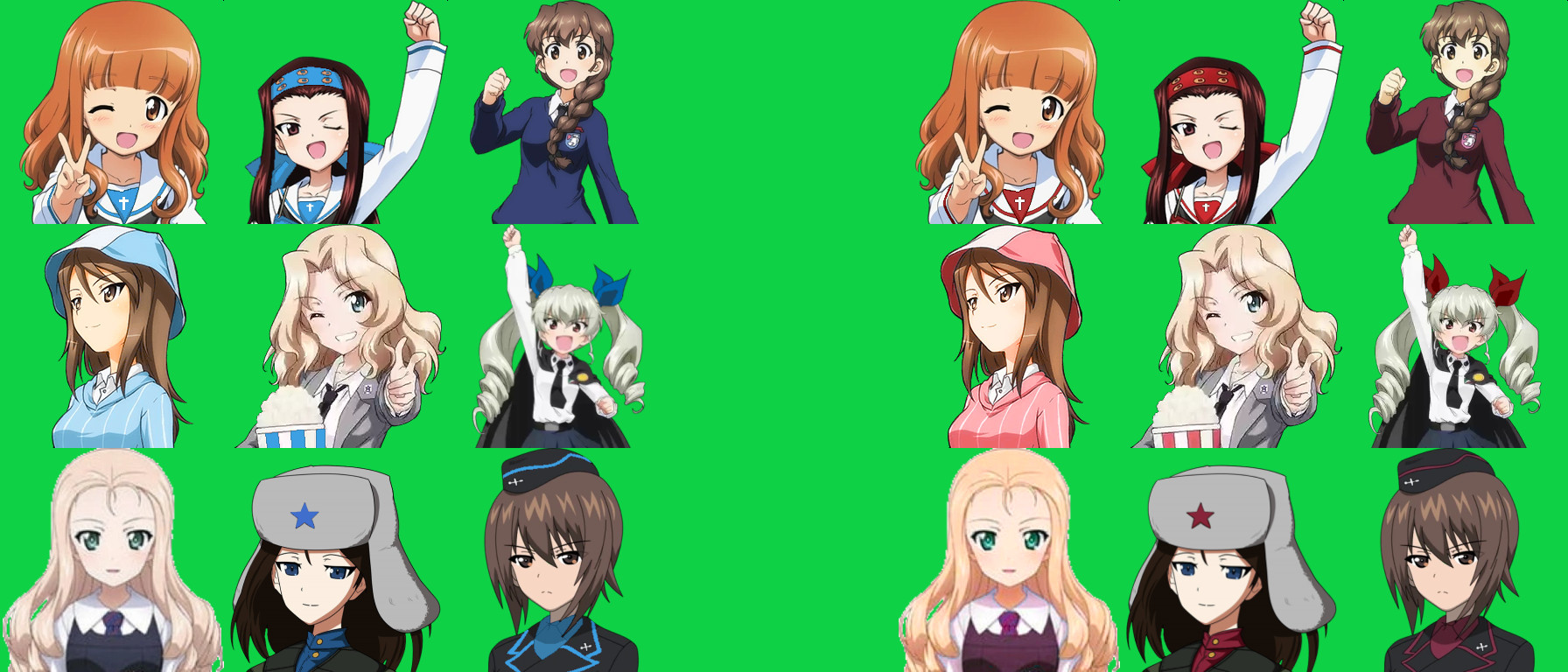 Girls Und Panzer HUD