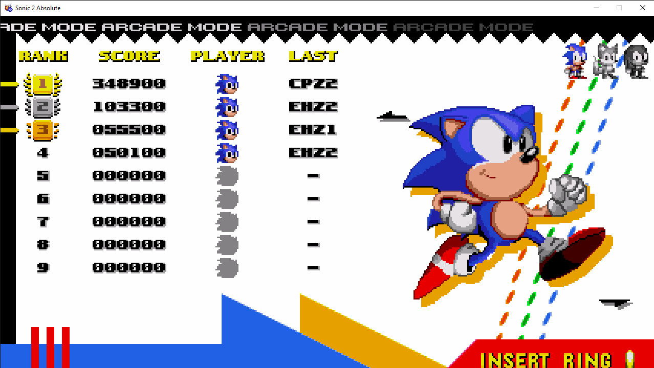 Sonic 2 absolute but a little bit like S1 sprites [Sonic The