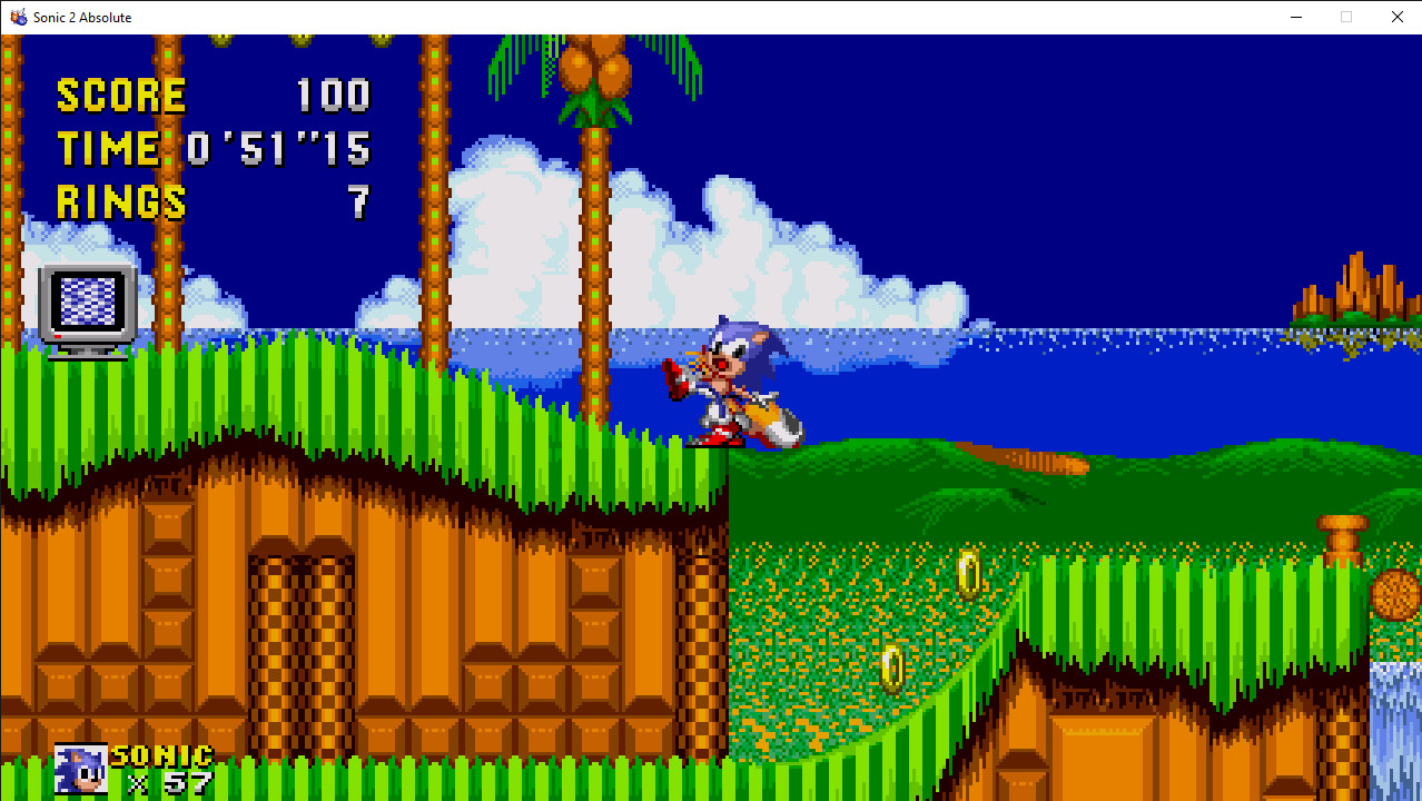 Sonic 2 absolute but a little bit like S1 sprites [Sonic The Hedgehog 2 ...