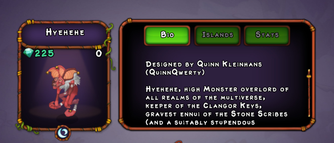 Old" Hyehehe Bio Mod for My Singing Monsters | MSM Mods