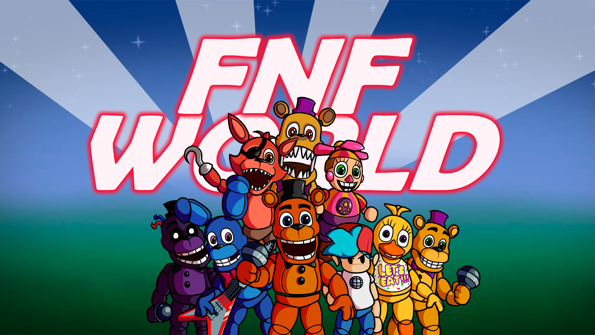 FNF: FNaF World · Jogar Online Grátis