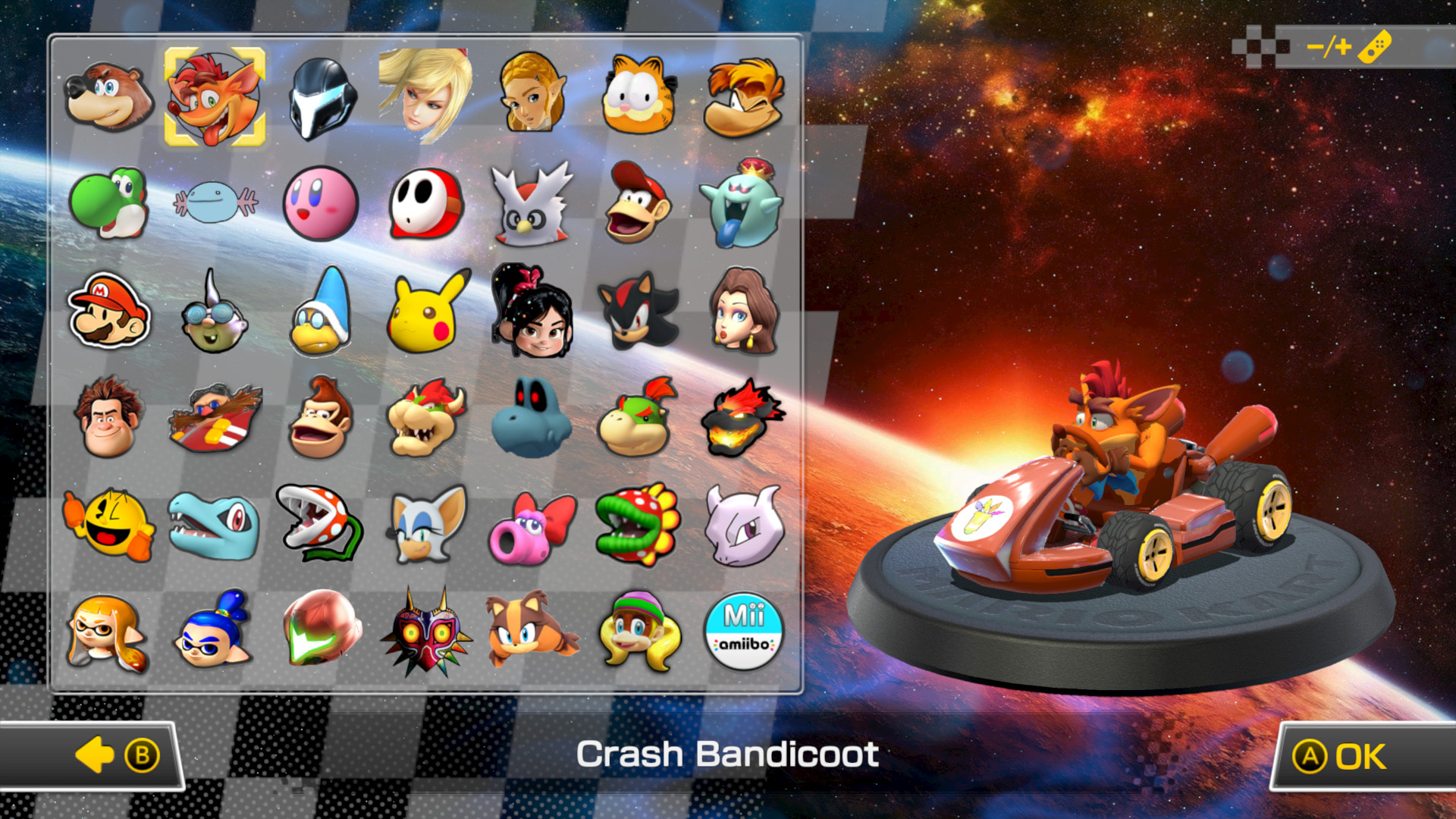 Custom Kart and Custom Glidder Crash Bandicoot 4 [Mario Kart 8 Deluxe