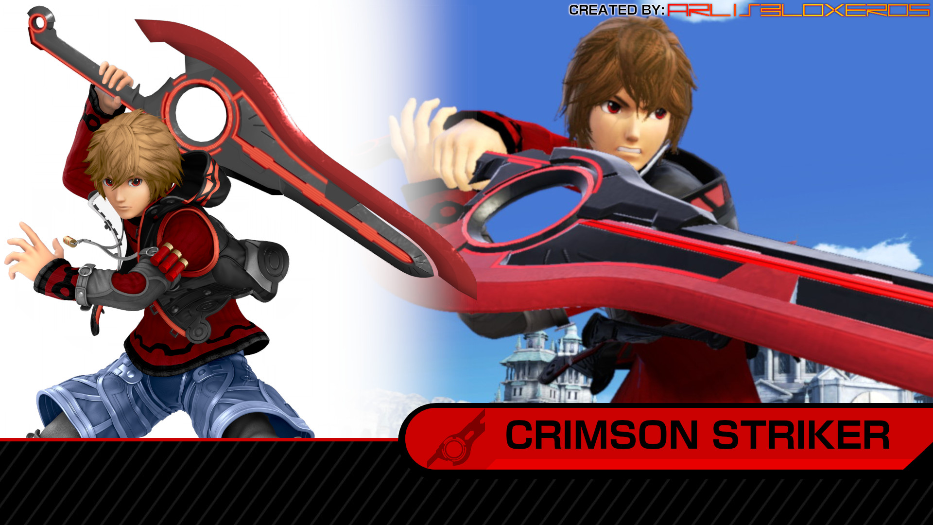 Crimson Striker Shulk Super Smash Bros Ultimate Mods